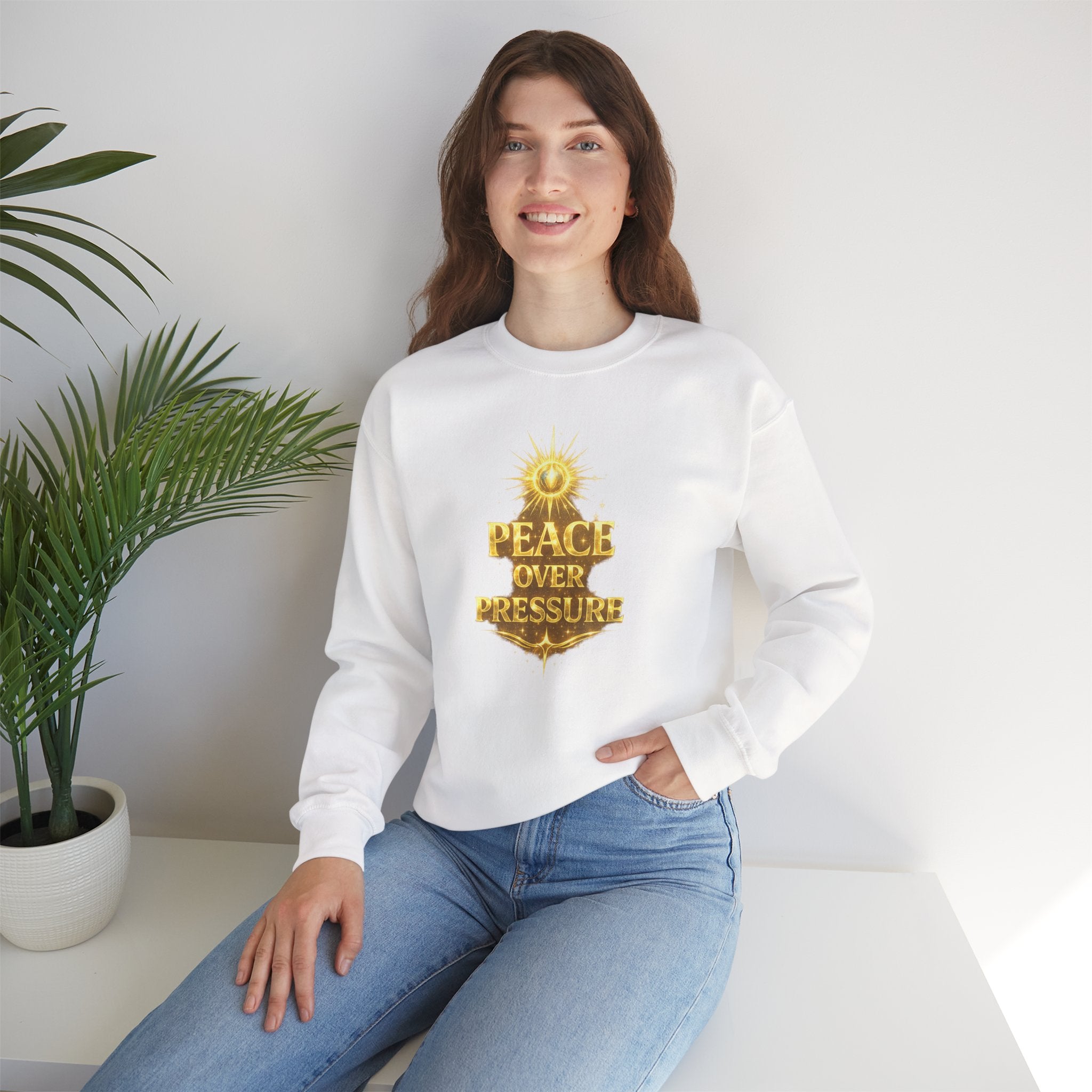 Peace Over Pressure Crewneck Sweat-shirt-  AURA BY RS ®