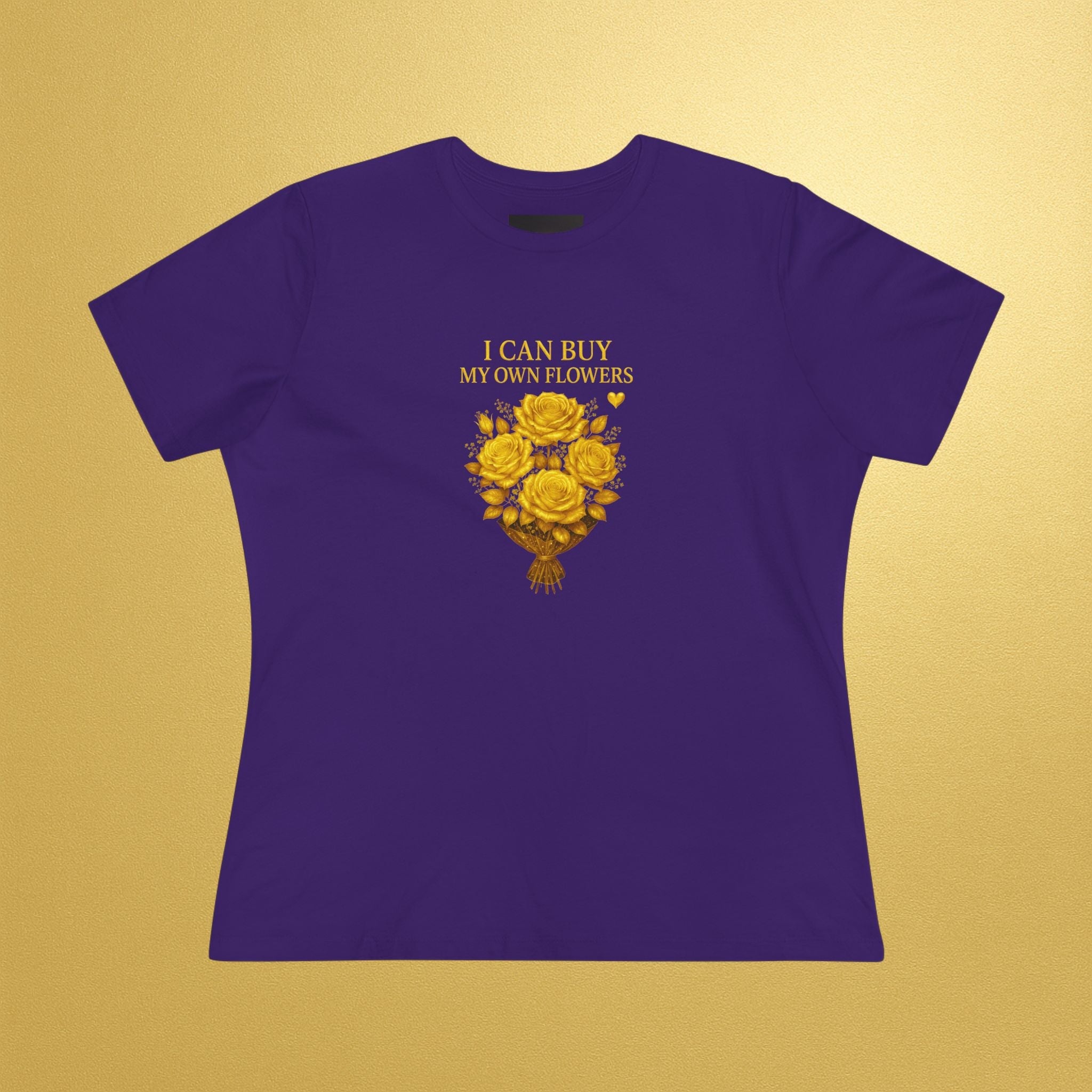 I Can Buy My Own Flowers Women's Tee — Floral Independence Bouquet Shirt - AURA BY RS ®