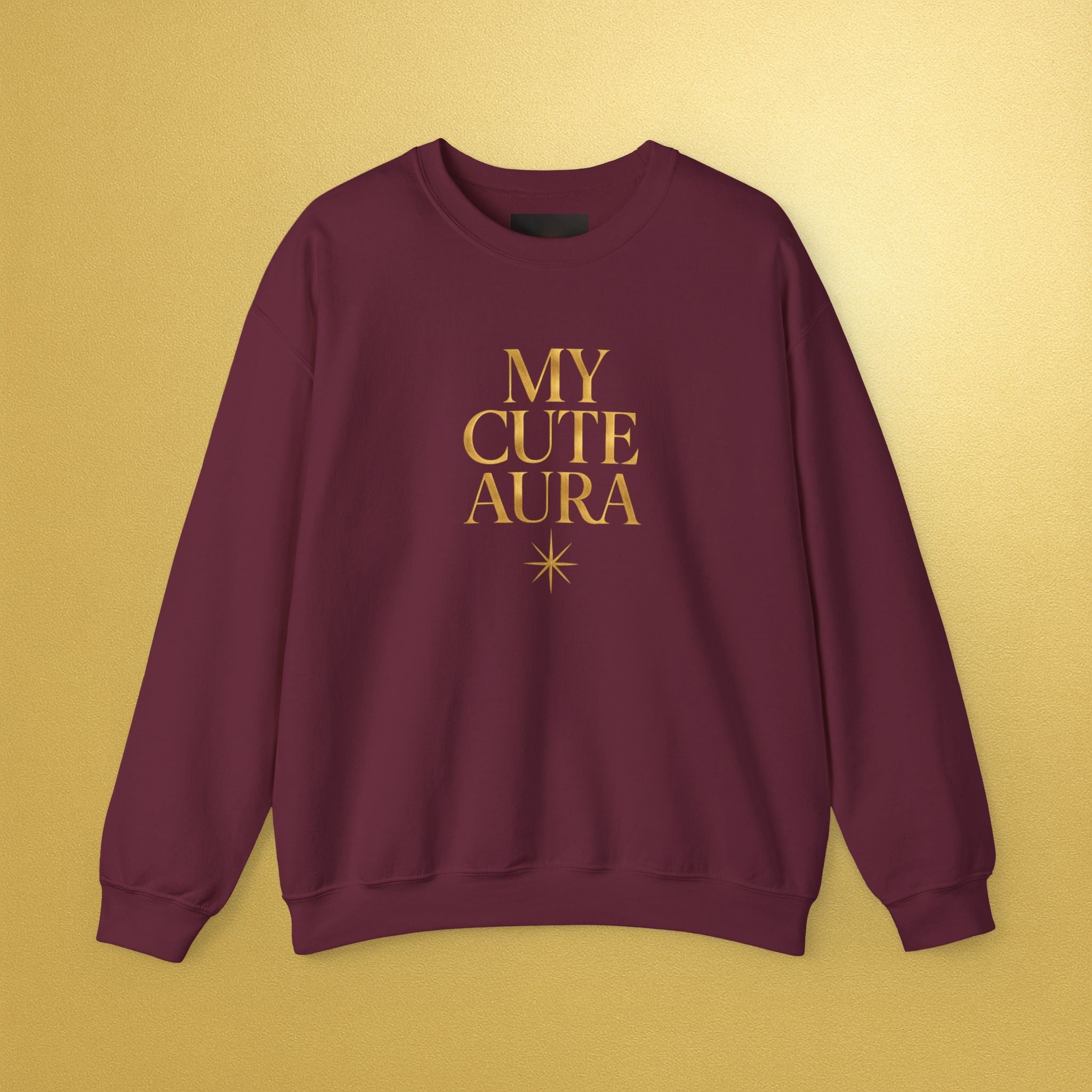 MY CUTE AURA Sweatshirt — Girly Aesthetic Crewneck - AURA BY RS ®