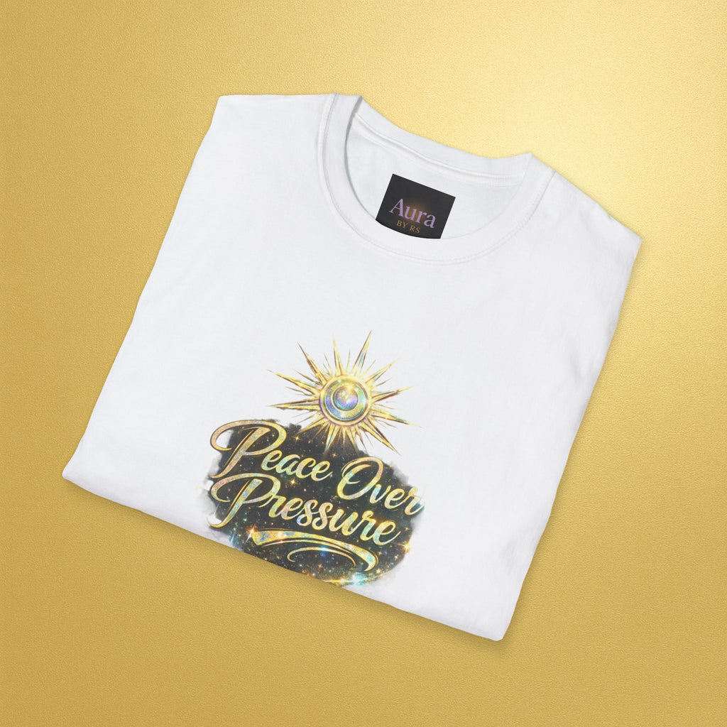Peace Over Pressure Retro Sunburst T-Shirt - AURA BY RS ®Comfortable wear
