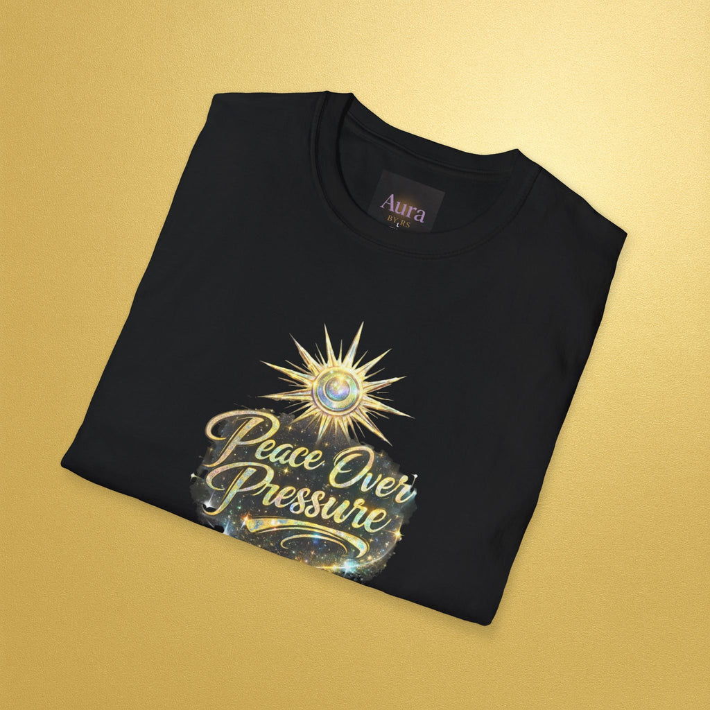 Peace Over Pressure Retro Sunburst T-Shirt - AURA BY RS ®Comfortable wear