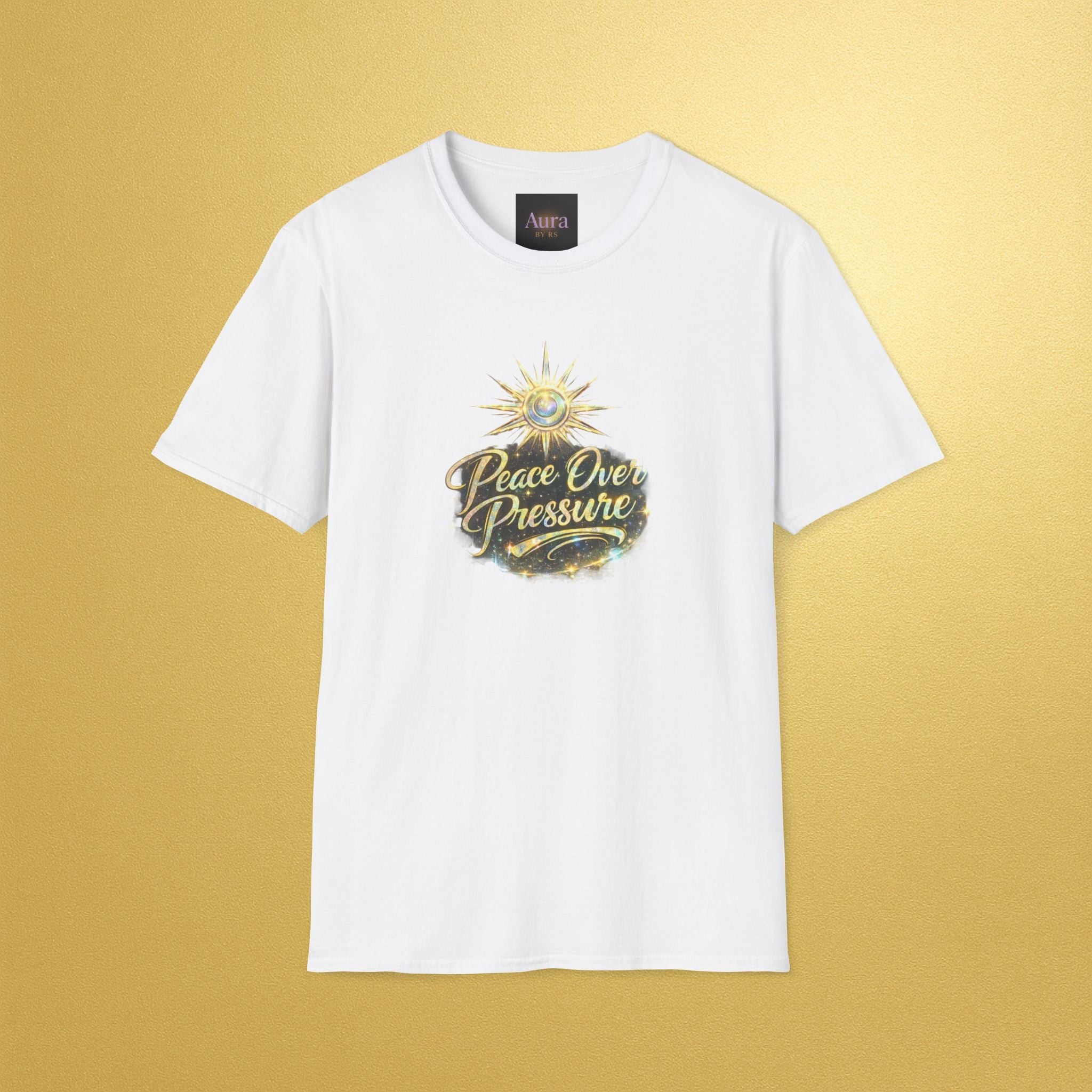 Peace Over Pressure Retro Sunburst T-Shirt - AURA BY RS ® Comfortable wear