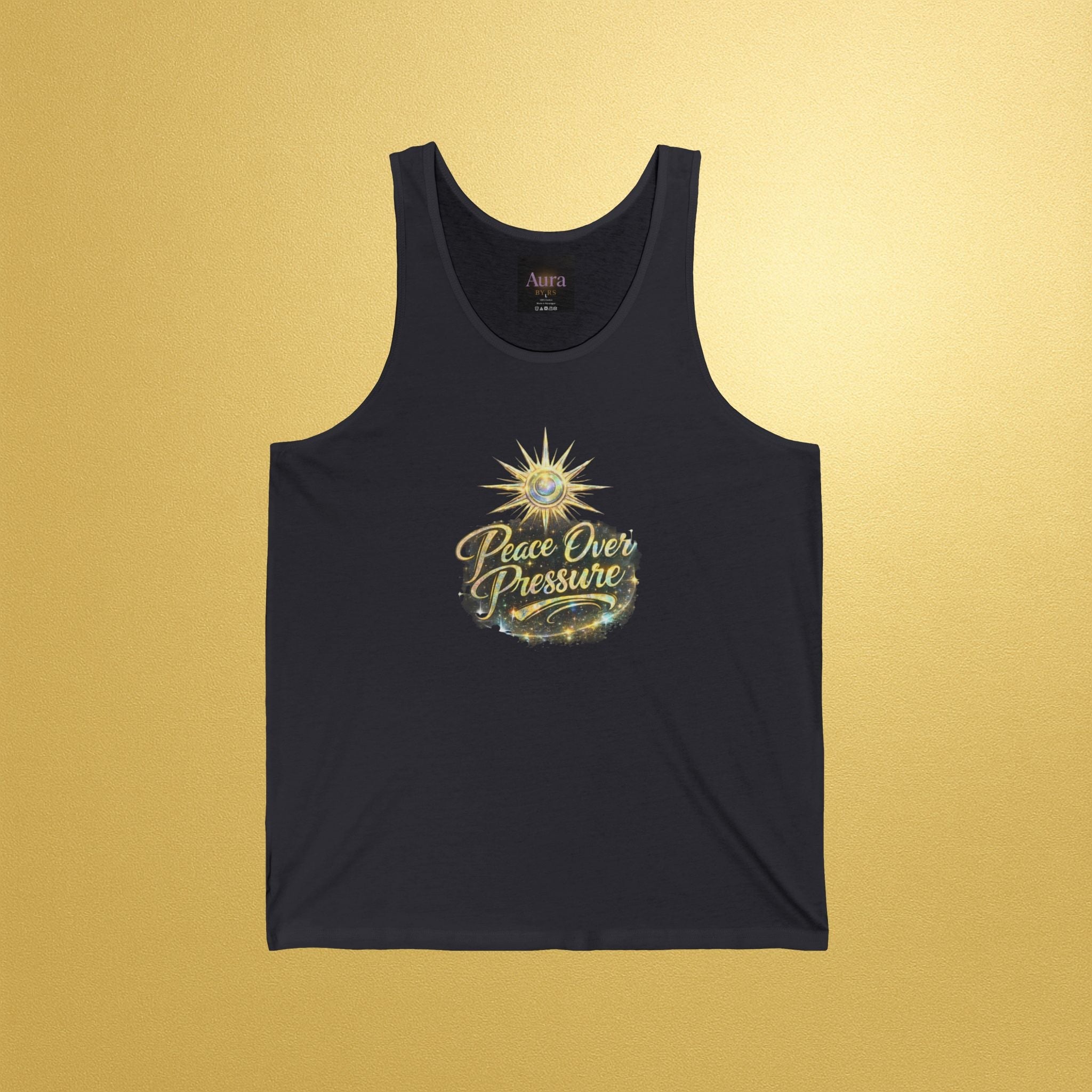 Peace Over Pressure Tank Top — Positive Vibes Graphic Tank - AURA BY RS ®
