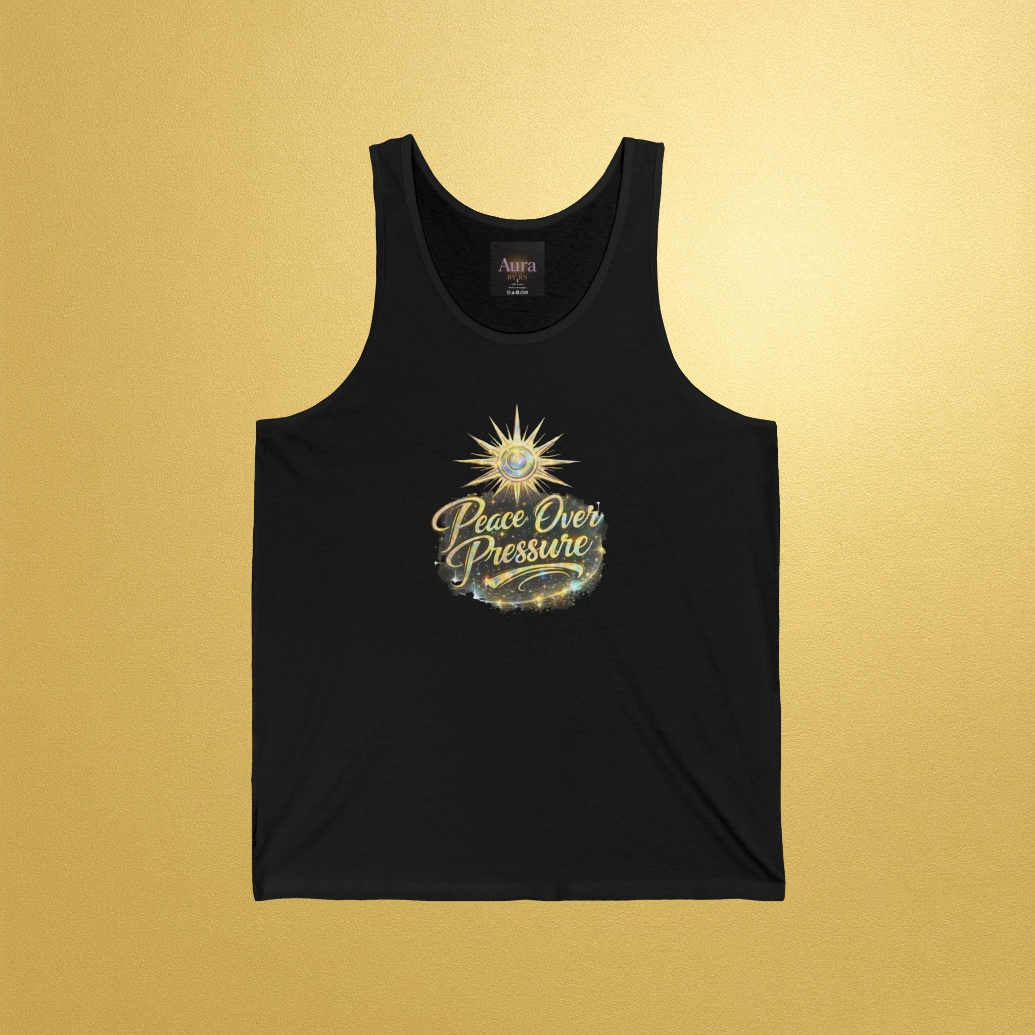 Peace Over Pressure Tank Top — Positive Vibes Graphic Tank - AURA BY RS ®