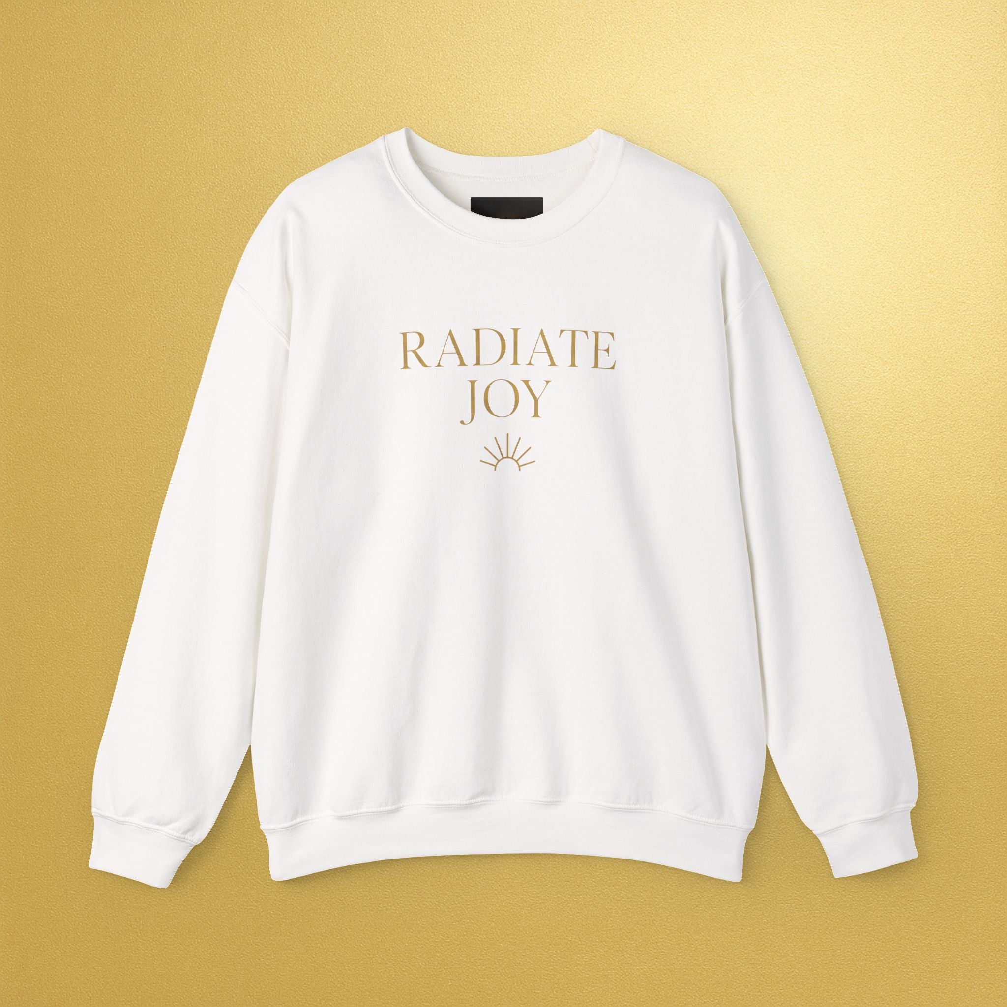 Radiate Joy Crewneck Sweatshirt | Inspirational - AURA BY RS ®