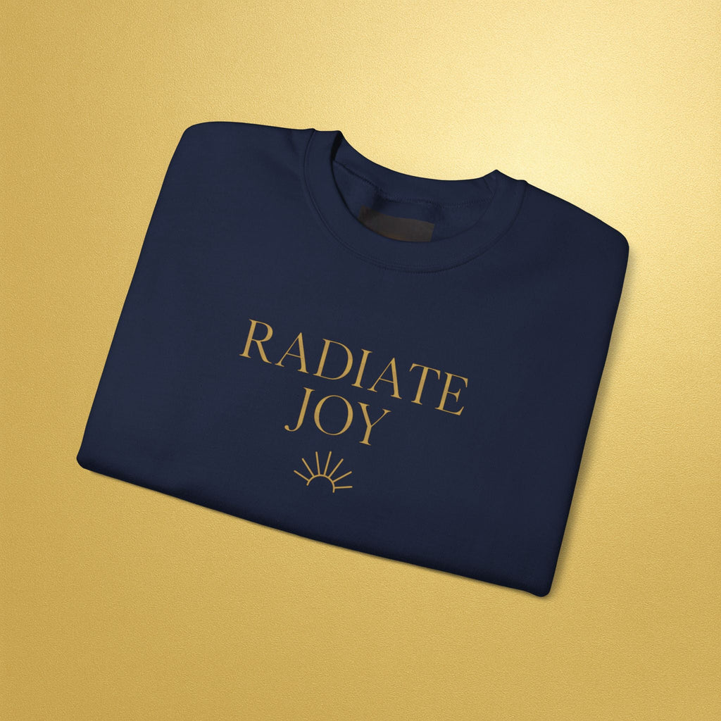 Radiate Joy Crewneck Sweatshirt | Inspirational - AURA BY RS ®