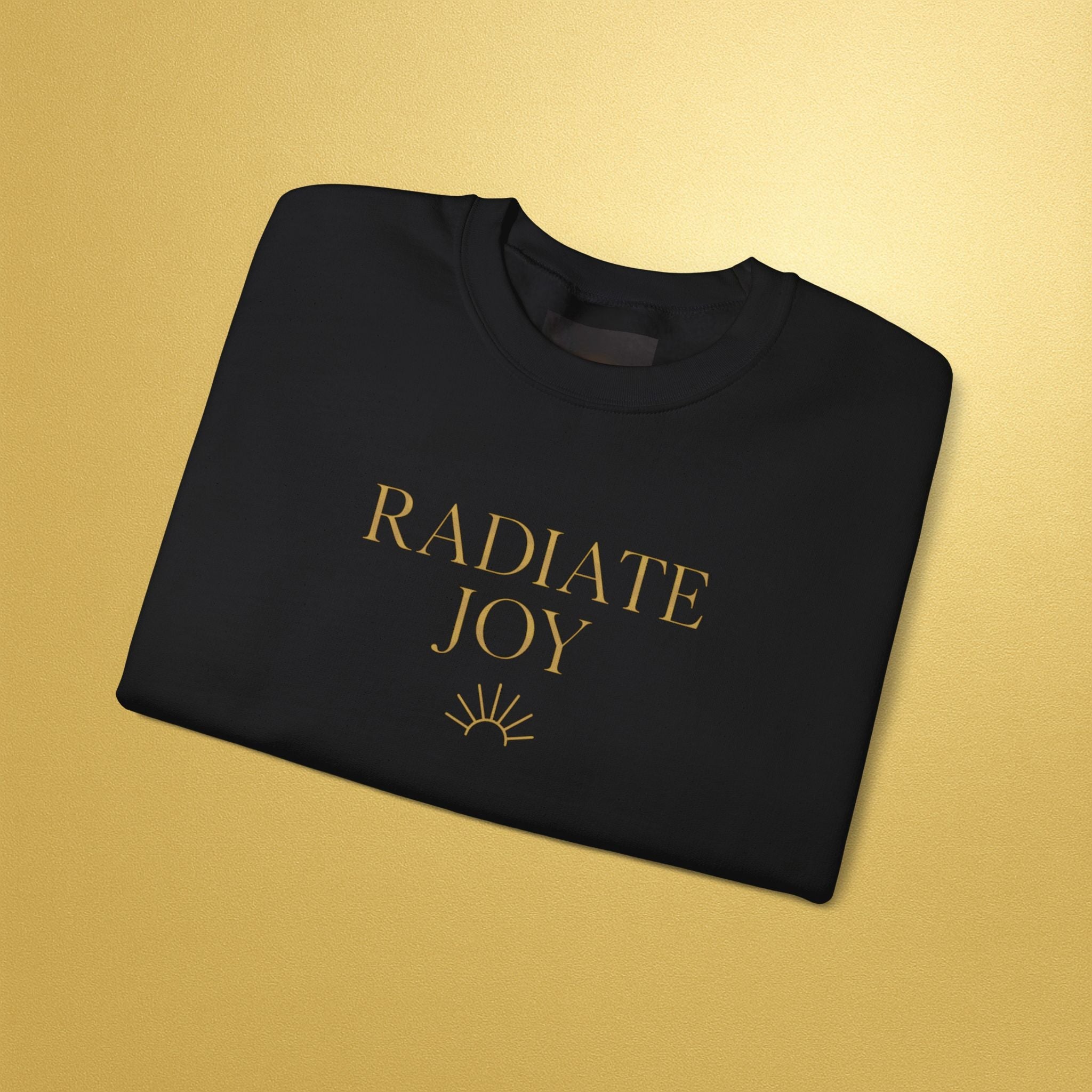 Radiate Joy Crewneck Sweatshirt | Inspirational - AURA BY RS ®