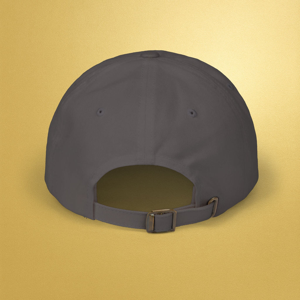 Sacred Embroidered — Adjustable Hat with Gold 'SACRED' Cross Accent - AURA BY RS ®